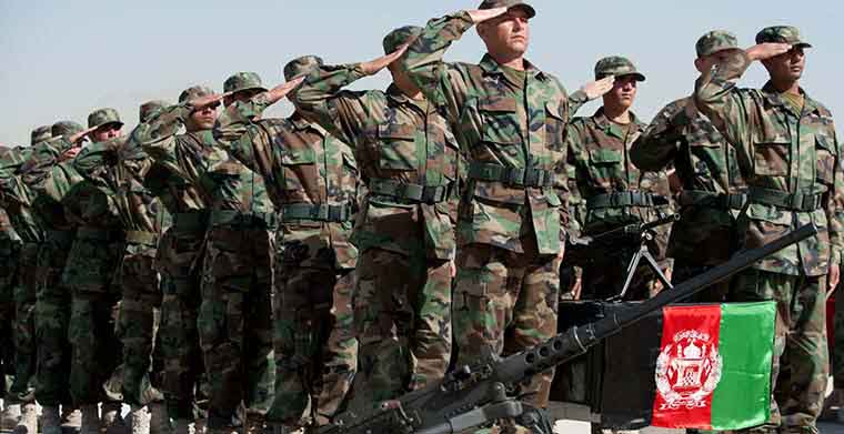 علاقه مندی هند برای آموزش نظامیان افغان در داخل کشور