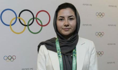 بانوی افغان برای نخستین بار عضویت کمیته بین المللی المپیک را گرفت