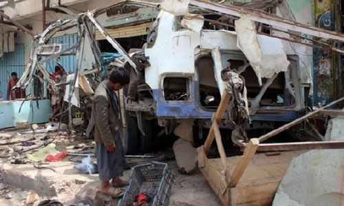 ائتلاف عربستان اشتباه در هدف قرار دادن اتوبوس کودکان یمنی را پذیرفت