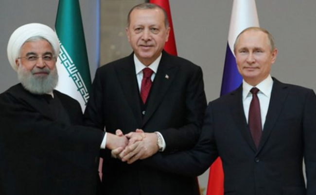 نشست رؤسای جمهوری  روسیه، ترکیه و ایران درباره آینده سوریه 