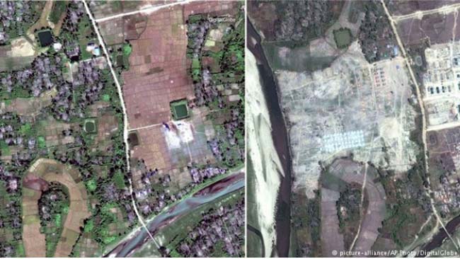 دیدبان حقوق بشر:  میانمار قریه های روهینگیا را با خاک یکسان کرده است