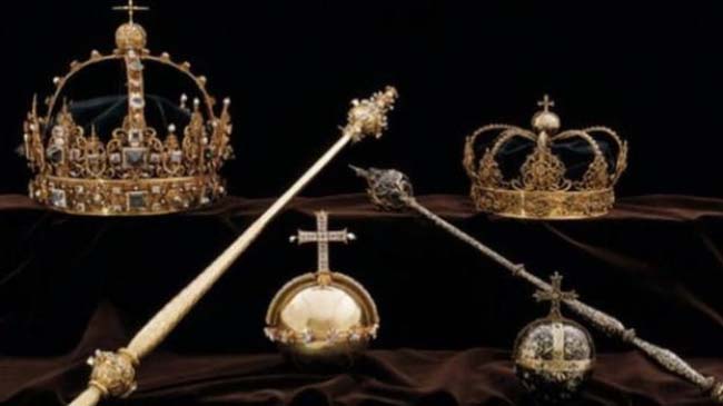 جواهرات سلطنتی سویدن به سرقت رفت 