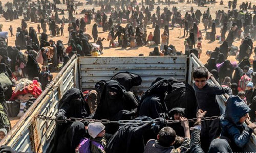 بیش از ۹هزار خارجی وابسته به داعش در یک کمپ سوری