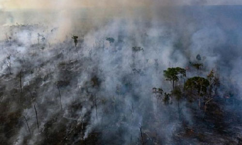 آتش‌سوزی بی‌سابقه آمازون در نشست گروه هفت؛  مکرون از احتمال یک توافـق خبر داد