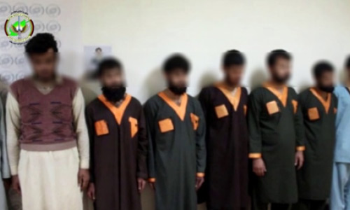 امنیت ملی:  اعضای یک شبکه ده نفری حملات چریکی و مخفی طالبان در نیمروز بازداشت شدند