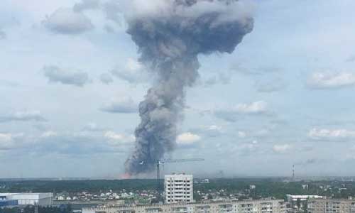دست کم ۷۹ زخمی در پی انفجار کارخانه‌ مهمات‌سازی  در شهر دزرژینسک روسیه