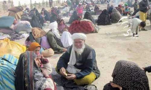  صدها خانواده از ولسوالی دولتیار غور به شهر فیروزه کوه  بیجا شده اند
