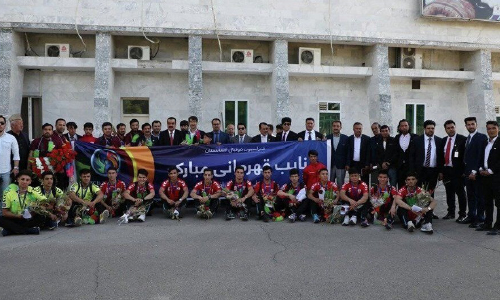 استقبال گرم مردمی  از تیم ملی فوتسال زیر 20 سال افغانستان در کابل