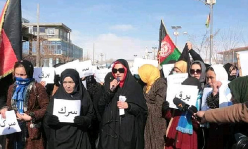 دهمین روز اعتراضات غور؛ زنان نیز به خیابان آمدند