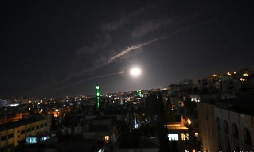 جنگنده‌های اسرائیل به اهدافی در دمشق حمله کردند
