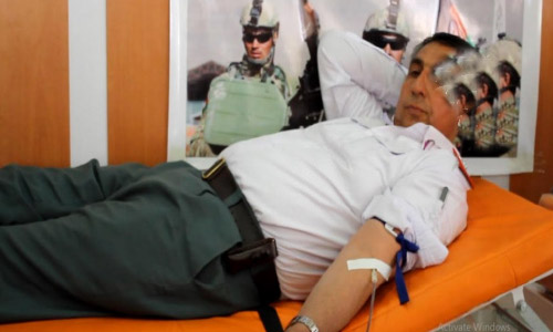 کمپاین اهدای خون به حمایت از نیروهای امنیتی در هرات راه اندازی شد