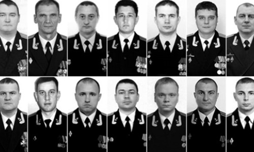 روسیه اجساد ملوانان سانحه زیردریایی اتمی را به خاک سپرد