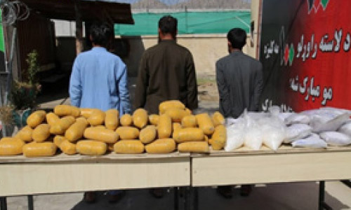 وزارت داخله: سه فرد همراه با 193 کیلوگرام مواد مخدر  در ننگرهار بازداشت شدند