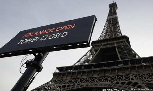 اعتصاب در فرانسه؛ برج ایفل تعطیل شد