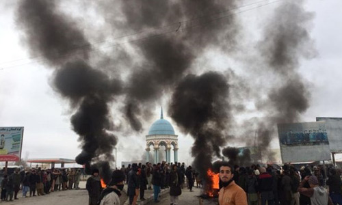 واکنش اعتراضی ساکنان بلخ به کشته شدن ۷ غیرنظامی