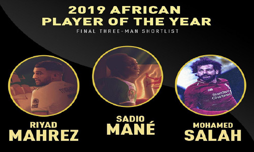 لیست سه نفره نامزدهای بازیکن سال آفریقا