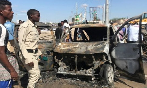 انفجار موتر در شلوغ‌ترین نقطه سومالیا بیش از ۷۰ کشته برجای گذاشت