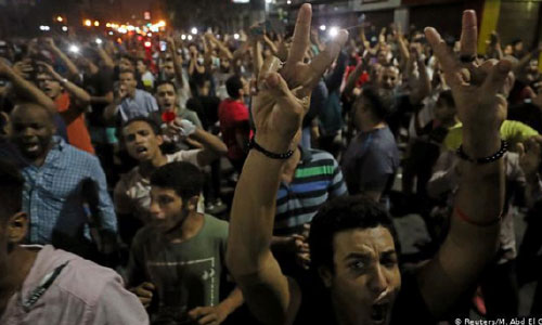 تظاهرات مصری‌ها علیه عبدالفتاح السیسی