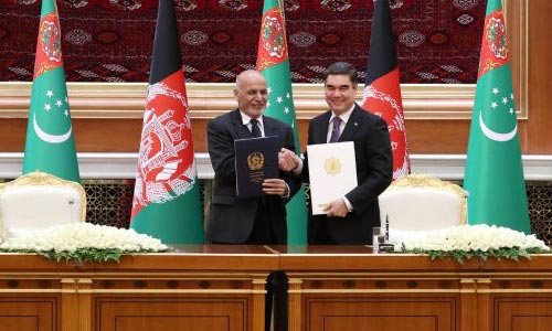  افغانستان و ترکمنستان معاهده مشارکت استراتیژیک  امضا کردند