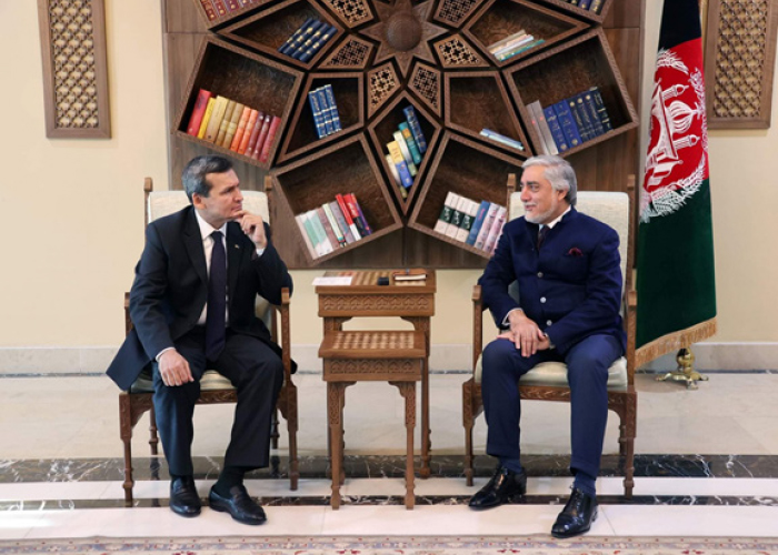 وزیر خارجه ترکمنستان در دیدار با عبدالله:  اجرای پروژه‌های اقتصادی به موفقیت روند صلح بستگی دارد