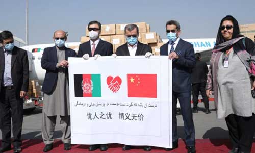 چین برای مهار ویروس کرونا به افغاستان کمک بهداشتی کرد