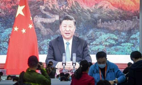 رئیس جمهوری چین  'اقتصاد عظیم' کشورش را به روی تجارت خارجی می‌گشاید 