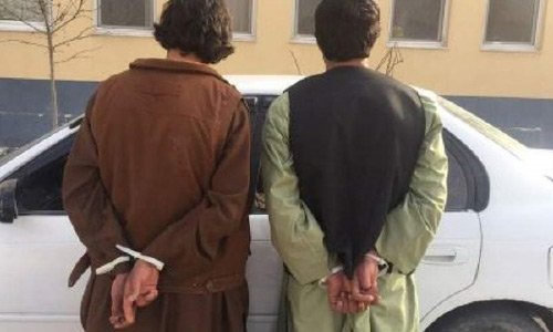 یک گروه دزدان از ناحیه هفتم کابل بازداشت شد