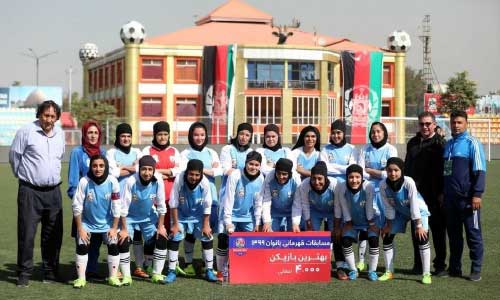 هرات قهرمان مسابقات فوتبال دختران افغانستان شد