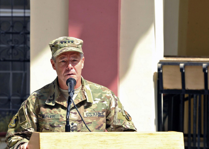 جنرال میلر: طالبان قصداً زیرساخت های عامه را تخریب می کنند