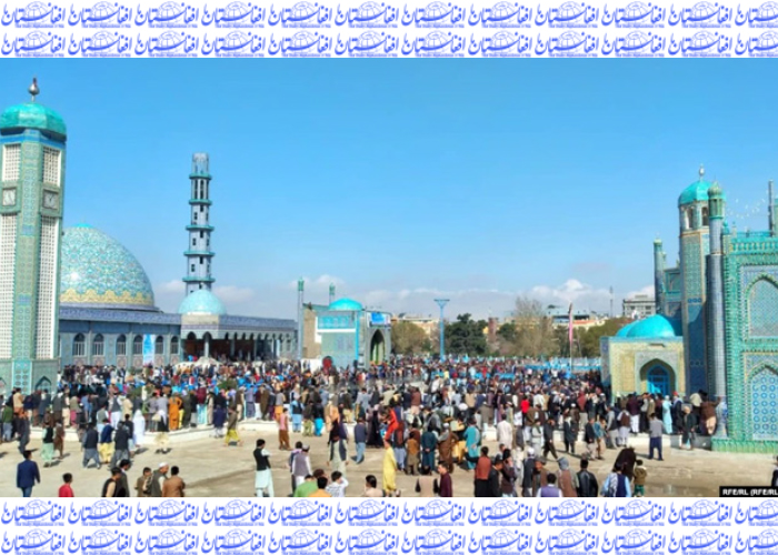 جشن نوروز با حضور ۴۵۰۰ تن در مزارشریف برگزار شد 