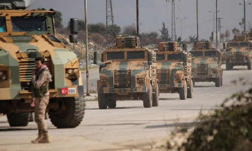 نظامیان ترکیه و روسیه در ادلب به طور مشترک گشت‌زنی می‌کنند 