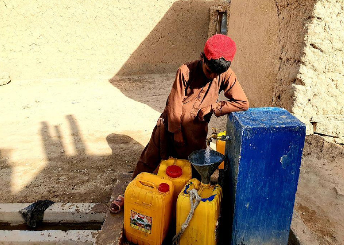 تهیه آب آشامیدنی برای ۲۵۰ خانواده در سمنگان