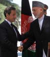 سارکوزی درکابل: هزارسرباز فرانسوی افغانستان را ترک می کنند‏ 