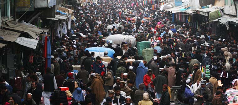 نگرانی از افزایش بی رویه نفوس در افغانستان