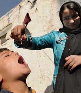 امحای مرض فلج اطفال در افغانستان تا سال 2012 