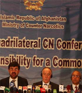 اجلاس منطقوی مبارزه با مواد مخدر در کابل برگزار شد