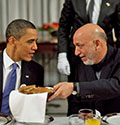 حامد کرزی و اوباما روی انتقال مسوولیت های امنیتی صحبت کردند 