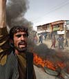 50 پولیس در تظاهرات کابل زخمی شدند