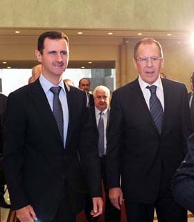 سرگئی لاوروف مذاکرات خود با بشار اسد را بسیار مفید خواند