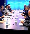 دیدار رییس جمهور کرزی با رهبران جهان در حاشیه کنفرانس شیکاگو